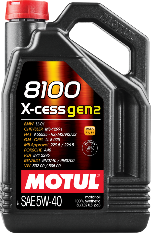MOTUL 8100 X-CESS GEN2 5W-40 - Motul